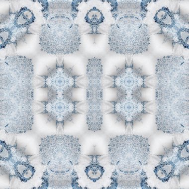 Kusursuz kare soyut desen. Sanat dokusu. Sanat mandala. Simetrik desen