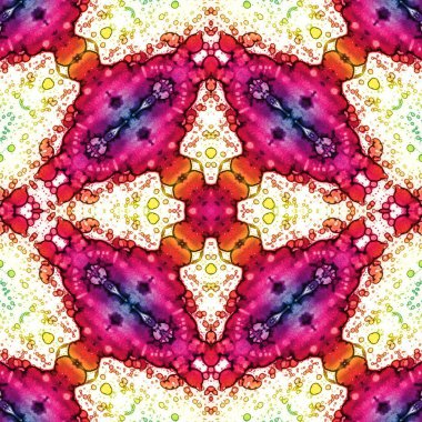 Kusursuz kare soyut desen. Sanat dokusu. Sanat mandala. Simetrik desen