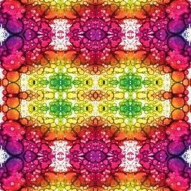 Kusursuz kare soyut desen. Sanat dokusu. Sanat mandala. Simetrik desen