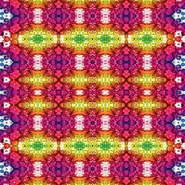 Kusursuz kare soyut desen. Sanat dokusu. Sanat mandala. Simetrik desen