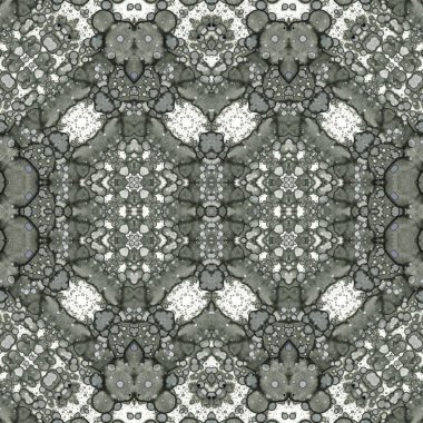 Kusursuz kare soyut desen. Sanat dokusu. Sanat mandala. Simetrik desen