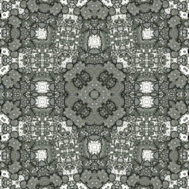 Kusursuz kare soyut desen. Sanat dokusu. Sanat mandala. Simetrik desen