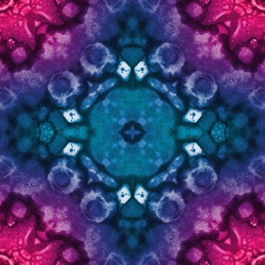 Kusursuz kare soyut desen. Sanat dokusu. Sanat mandala. Simetrik desen