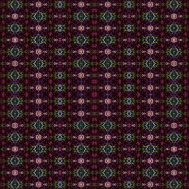 Kusursuz kare soyut desen. Sanat dokusu. Sanat mandala. Simetrik desen