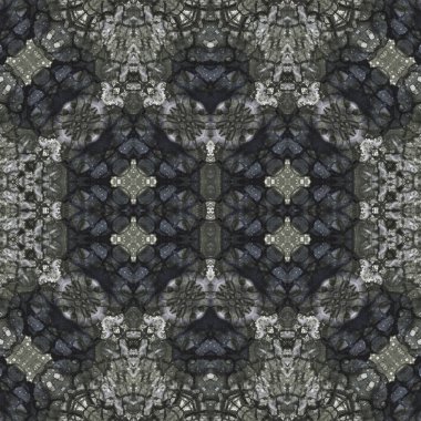 Kusursuz kare soyut desen. Sanat dokusu. Sanat mandala. Simetrik desen