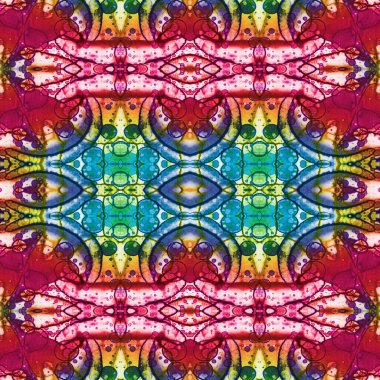 Kusursuz kare soyut desen. Sanat dokusu. Sanat mandala. Simetrik desen