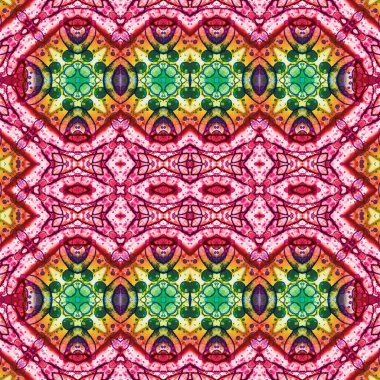 Kusursuz kare soyut desen. Sanat dokusu. Sanat mandala. Simetrik desen