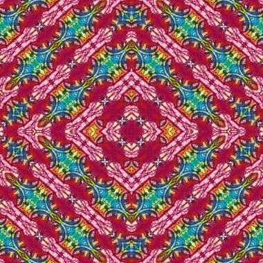 Kusursuz kare soyut desen. Sanat dokusu. Sanat mandala. Simetrik desen