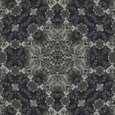 Kusursuz kare soyut desen. Sanat dokusu. Sanat mandala. Simetrik desen