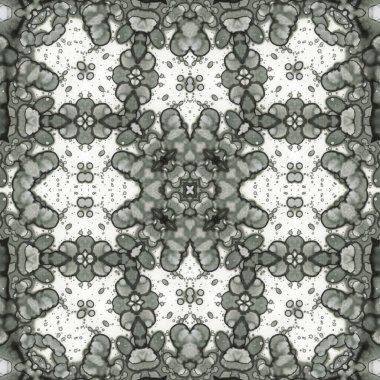 Kusursuz kare soyut desen. Sanat dokusu. Sanat mandala. Simetrik desen