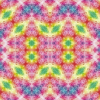 Kusursuz kare soyut desen. Sanat dokusu. Sanat mandala. Simetrik desen