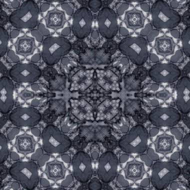 Kusursuz kare soyut desen. Sanat dokusu. Sanat mandala. Simetrik desen
