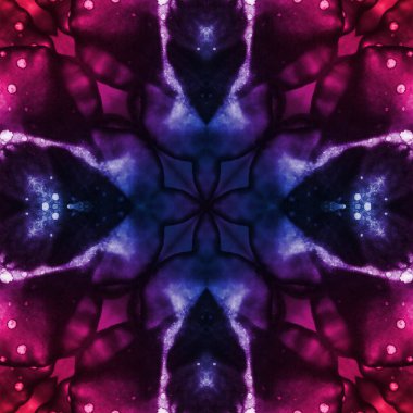 Kusursuz kare soyut desen. Sanat dokusu. Sanat mandala. Simetrik desen