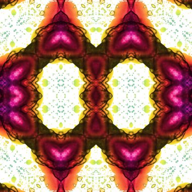 Kusursuz kare soyut desen. Sanat dokusu. Sanat mandala. Simetrik desen