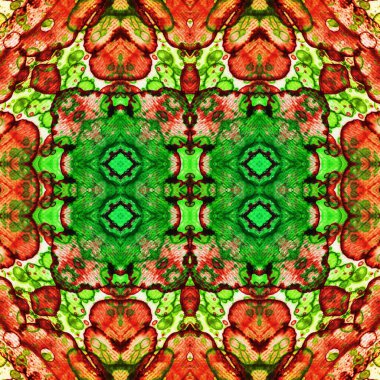 Kusursuz kare soyut desen. Sanat dokusu. Sanat mandala. Simetrik desen