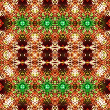 Kusursuz kare soyut desen. Sanat dokusu. Sanat mandala. Simetrik desen