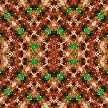 Kusursuz kare soyut desen. Sanat dokusu. Sanat mandala. Simetrik desen