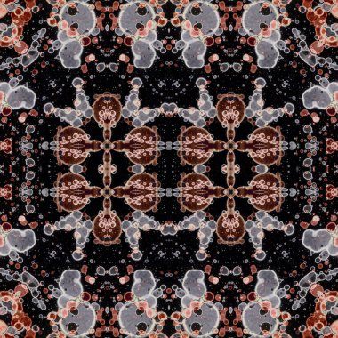 Kusursuz kare soyut desen. Sanat dokusu. Sanat mandala. Simetrik desen