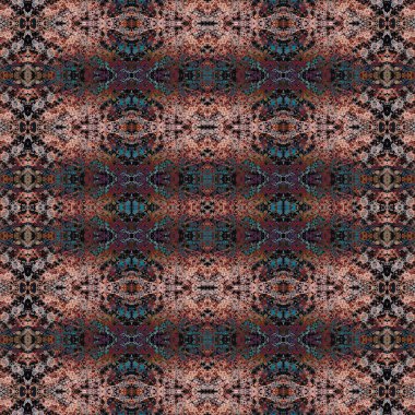 Kusursuz kare soyut desen. Sanat dokusu. Sanat mandala. Simetrik desen