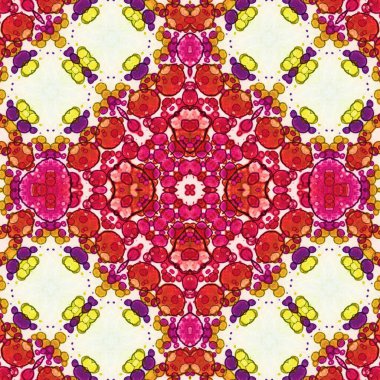 Kusursuz kare soyut desen. Sanat dokusu. Sanat mandala. Simetrik desen