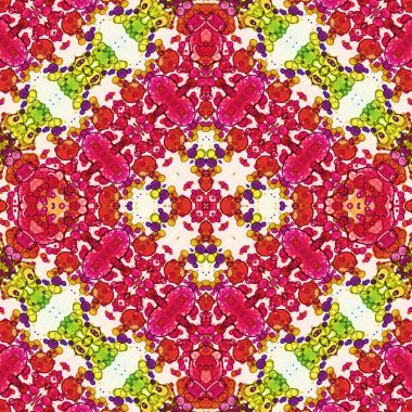 Kusursuz kare soyut desen. Sanat dokusu. Sanat mandala. Simetrik desen