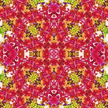 Kusursuz kare soyut desen. Sanat dokusu. Sanat mandala. Simetrik desen