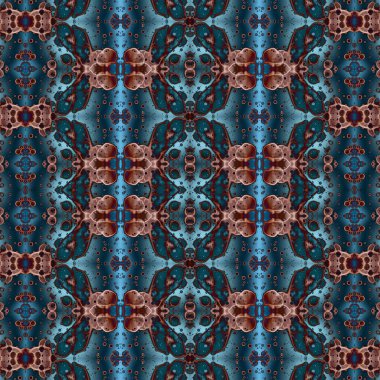 Kusursuz kare soyut desen. Sanat dokusu. Sanat mandala. Simetrik desen