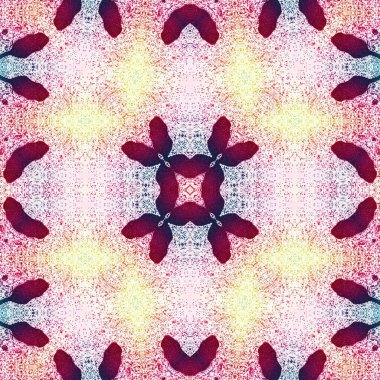 Kusursuz kare soyut desen. Sanat dokusu. Sanat mandala. Simetrik desen