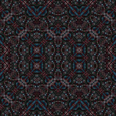 Kusursuz kare soyut desen. Sanat dokusu. Sanat mandala. Simetrik desen