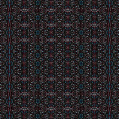 Kusursuz kare soyut desen. Sanat dokusu. Sanat mandala. Simetrik desen