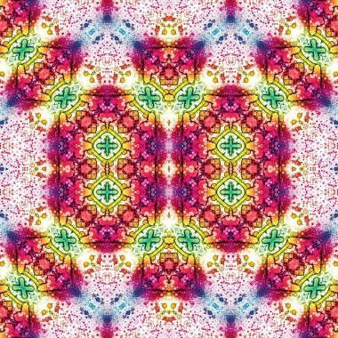 Kusursuz soyut desen. Sanat yaratıcılığı geçmişi. Örgü dokusu