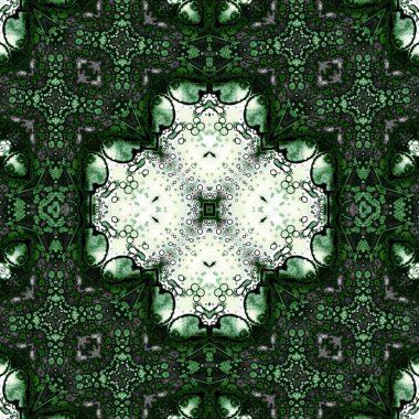 Kusursuz kare soyut desen. Sanat dokusu. Sanat mandala. Simetrik desen