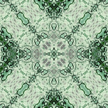 Kusursuz kare soyut desen. Sanat dokusu. Sanat mandala. Simetrik desen