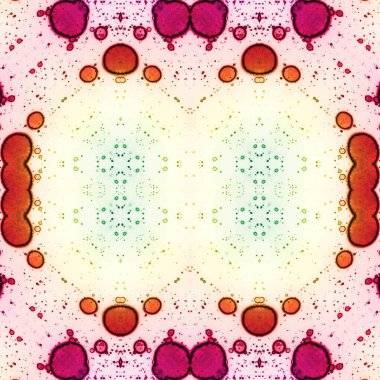 Kusursuz kare soyut desen. Sanat dokusu. Sanat mandala. Simetrik desen