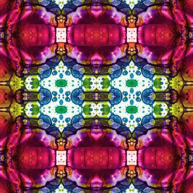 Kusursuz kare soyut desen. Sanat dokusu. Sanat mandala. Simetrik desen