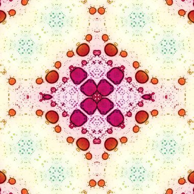 Kusursuz kare soyut desen. Sanat dokusu. Sanat mandala. Simetrik desen