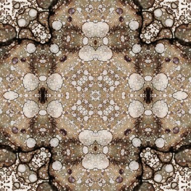 Kusursuz kare soyut desen. Sanat dokusu. Sanat mandala. Simetrik desen