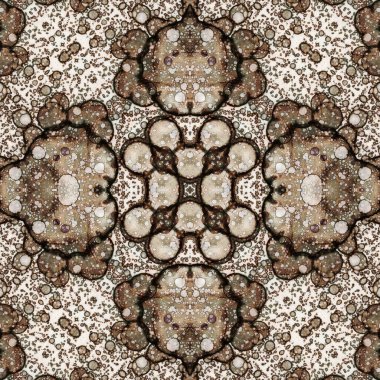 Kusursuz kare soyut desen. Sanat dokusu. Sanat mandala. Simetrik desen