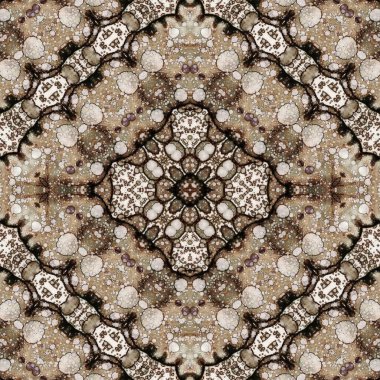 Kusursuz kare soyut desen. Sanat dokusu. Sanat mandala. Simetrik desen