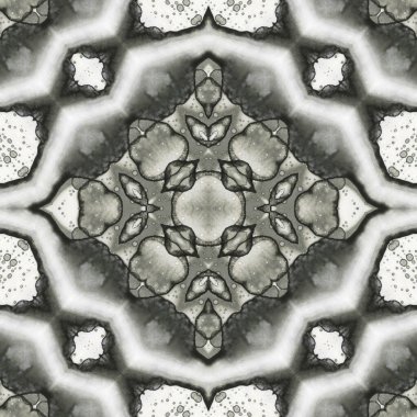 Kusursuz kare soyut desen. Sanat dokusu. Sanat mandala. Simetrik desen