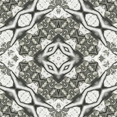 Kusursuz kare soyut desen. Sanat dokusu. Sanat mandala. Simetrik desen