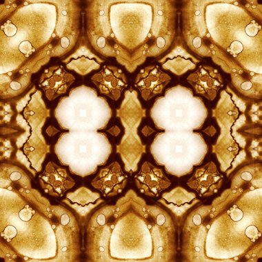 Kusursuz kare soyut desen. Sanat dokusu. Sanat mandala. Simetrik desen