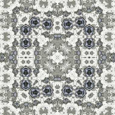 Kusursuz kare soyut desen. Sanat dokusu. Sanat mandala. Simetrik desen