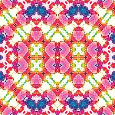 Kusursuz kare soyut desen. Sanat dokusu. Sanat mandala. Simetrik desen