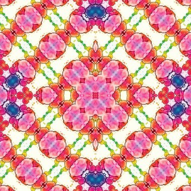 Kusursuz kare soyut desen. Sanat dokusu. Sanat mandala. Simetrik desen