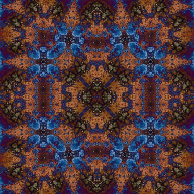 Kusursuz soyut desen. Sanat yaratıcılığı geçmişi. Örgü dokusu