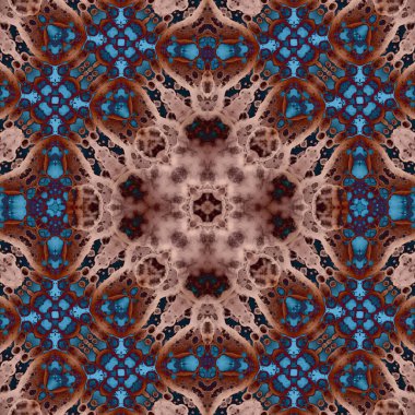 Kusursuz soyut desen. Sanat yaratıcılığı geçmişi. Örgü dokusu