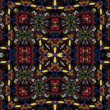 Kusursuz soyut desen. Sanat yaratıcılığı geçmişi. Örgü dokusu