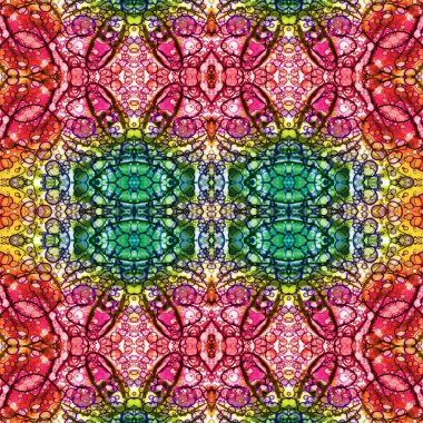 Kusursuz soyut desen. Sanat yaratıcılığı geçmişi. Örgü dokusu