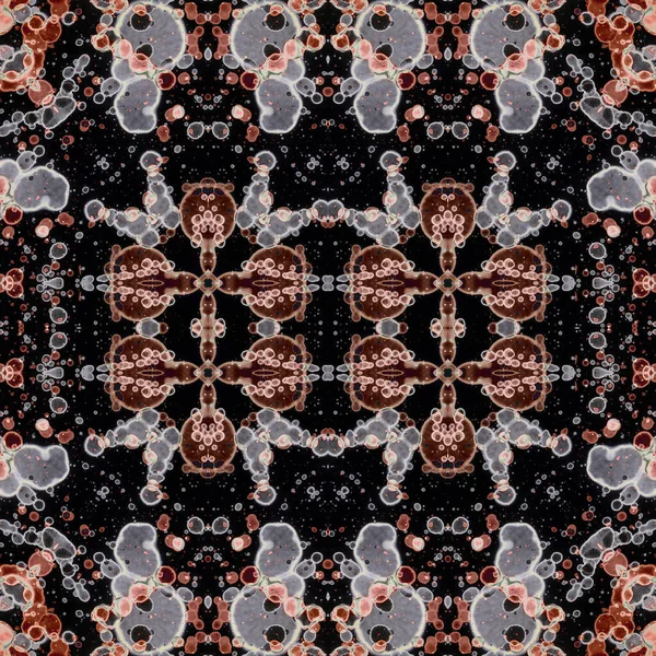 Kusursuz kare soyut desen. Sanat dokusu. Sanat mandala. Simetrik desen